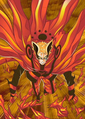 Naruto Baryon Modu Alev