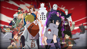 Naruto Karakterleri Posteri duvar kağıdı