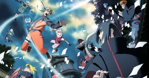 Naruto Karakterleri Konoha vs Akatsuki duvar kağıdı — Naruto vs sasuke Duvar Kağıdı