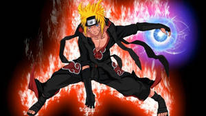 Naruto PC Akatsuki Pelerinli Fanart