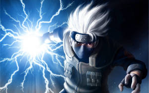 Naruto Posteri Kakashi Chidori duvar kağıdı