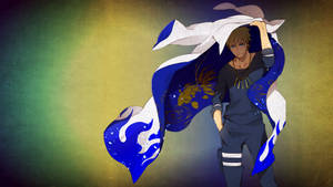 Mavi Hokage Pelerini Naruto Uzumaki — Naruto Uzumaki Duvar Kağıdı