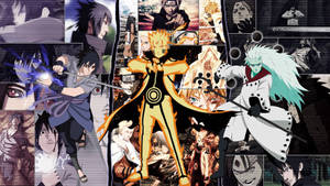 Naruto ve Sasuke, Uchiha Madara ile duvar kağıdı — Naruto vs sasuke Duvar Kağıdı