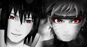 Naruto ve Sasuke'nin Gözleri duvar kağıdı — Naruto estetiği Duvar Kağıdı