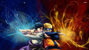 Naruto ve Sasuke Dövüşü duvar kağıdı — Naruto vs sasuke Duvar Kağıdı