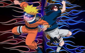 Naruto ve Sasuke Çocuk Posteri duvar kağıdı