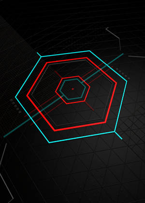 Neon Altıgen Lazer duvar kağıdı — Neon sarısı Duvar Kağıdı