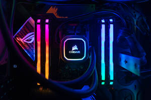 Neon Corsair Sistemi Duvar Kağıdı