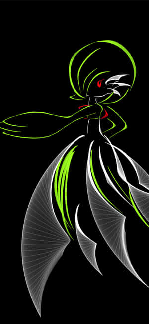 Neon Tsareena Sanat Eseri — Neon yeşili estetiği Duvar Kağıdı