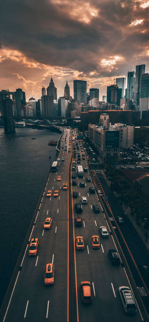 New York City iPhone X Harlem River Drive — iPhone 18 Pro Max Duvar Kağıdı