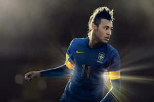 Neymar futbol yeteneklerini sergiliyor — Neymar Duvar Kağıdı