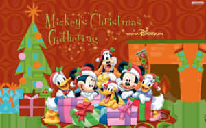 Noel'i en sevdiğin Disney karakterleriyle kutla! — Disney noel Duvar Kağıdı