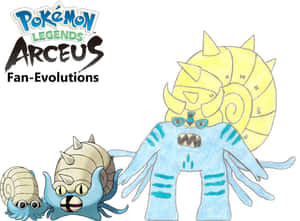Omastar — Pokemon efsaneleri arceus Duvar Kağıdı