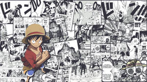 One Piece 4K manga şerit sayfaları duvar kağıdı