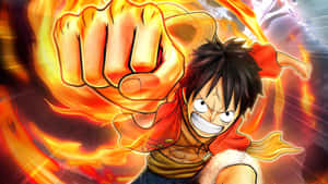 One Piece - Elinde yumruğu olan bir karakter — Luffy Duvar Kağıdı