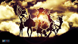 One Piece Masaüstü Silüetler Galaksi — One piece masaüstü Duvar Kağıdı