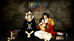 One Piece Masaüstü Dragon ve Roger — One piece masaüstü Duvar Kağıdı