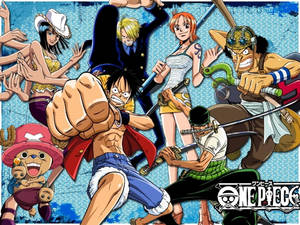 One Piece Masaüstü Karakterler Dövüş Pozu