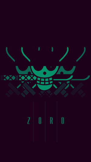 One Piece Telefon Duvar Kağıdı Zoro Jolly Roger