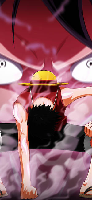 One Piece Telefon Luffy Yumruğu Yerde