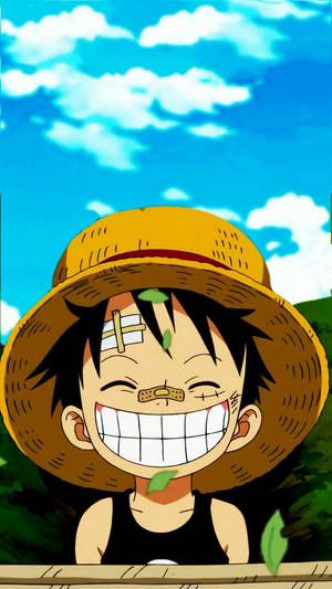 One Piece Telefon Duvar Kağıdı Genç Luffy Yaralı