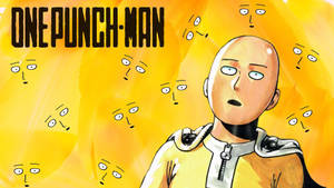 One Punch Man'in Komik Anime Saitama'sı duvar kağıdı — Komik Anime Duvar Kağıdı