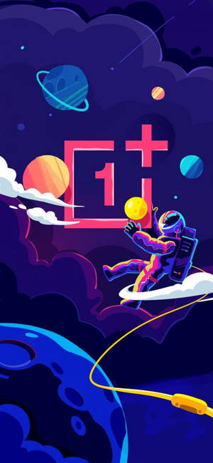 Oneplus 9 Pro Uzay Astronotu — iPhone 13 Pro Max Duvar Kağıdı