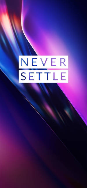 Oneplus Mor Never Settle duvar kağıdı — iPhone 16e Duvar Kağıdı