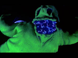Nightmare Before Christmas'ta Oogie Boogie'nin Yakın Çekim Görüntüsü