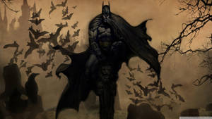 Ormanda ürkütücü Batman duvar kağıdı