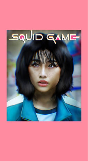Oyuncu 067 Squid Game pembe arka plan duvar kağıdı — 067 oyun Duvar Kağıdı
