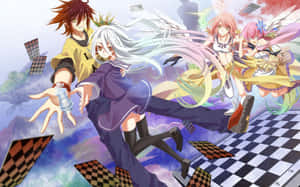 No Game No Life arka planı — No Game No Life Duvar Kağıdı