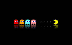 Pacman Oyun Hayaletlere Doğru duvar kağıdı