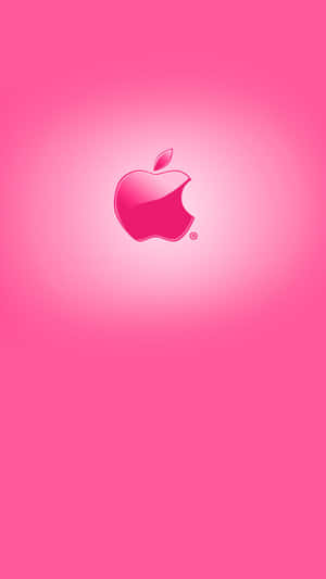 Parlak Pembe Logolu Muhteşem Apple HD iPhone — iPhone pembe estetik Duvar Kağıdı
