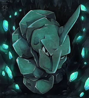 Parlayan Kristallerle Onix — Anime Duvar Kağıdı