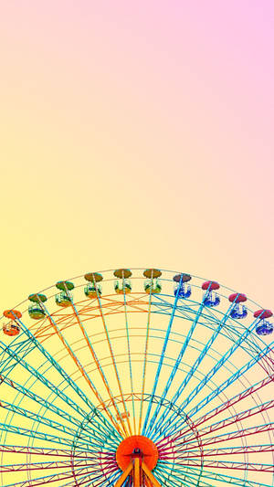 Pastel iPhone Dönme Dolap — Pastel iPhone Duvar Kağıdı