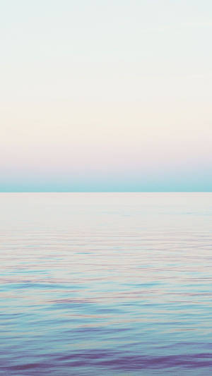 Pastel iPhone Sakin Deniz — Pastel iPhone Duvar Kağıdı