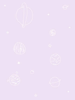 Pastel Mor Tumblr Gezegeni — Mor estetik GIF Duvar Kağıdı