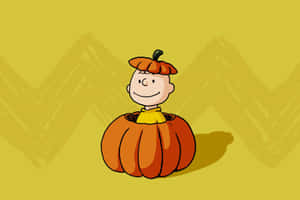 Charlie Brown Cadılar Bayramı resimleri — Karikatür cadılar bayramı Duvar Kağıdı