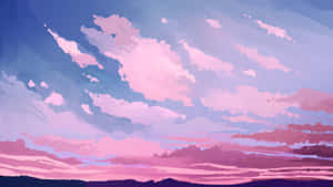 Pembe Anime Estetiği Görselleri — Estetik pembe Duvar Kağıdı