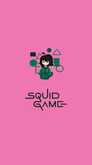 Pembe çizgi film 067 Squid Game duvar kağıdı — 067 oyun Duvar Kağıdı