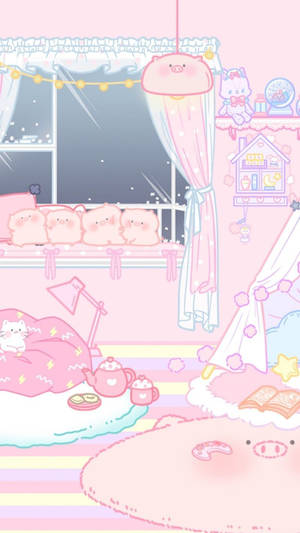 Pembe Kawaii Oda