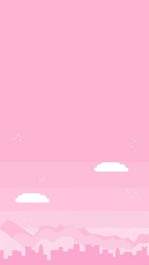 Pembe Kawaii Şehir