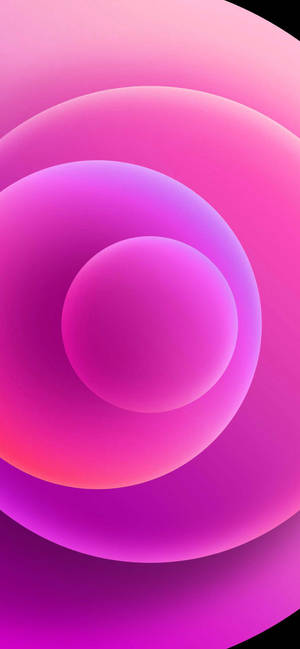 Pembe küreler iPhone 12 duvar kağıdı