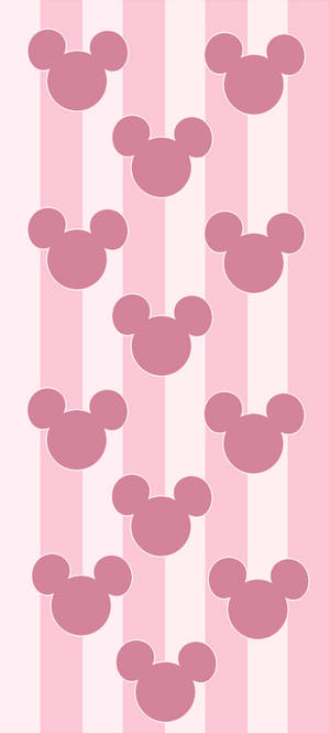Mickey Pembe Disney Logosu duvar kağıdı — iPhone 17e Duvar Kağıdı