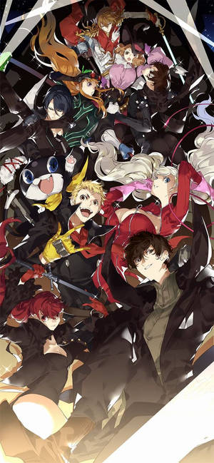 Persona 5 Telefonu — Galaksi A08 Duvar Kağıdı