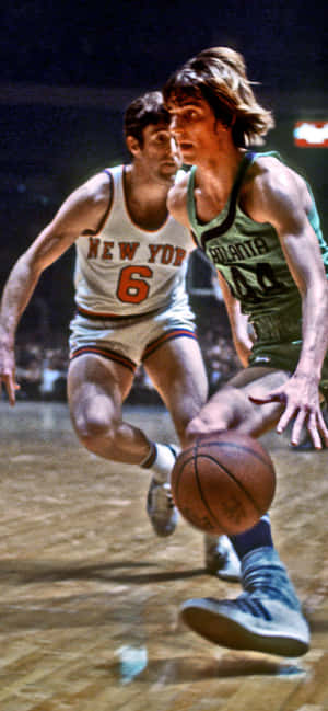 Pete Maravich Atlanta Hawks Mike Riordan New York Knicks — iPhone 16e Duvar Kağıdı