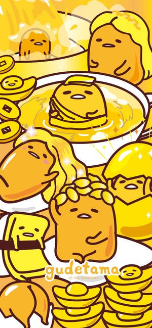 Gudetama Estetiği — Galaksi A07 Duvar Kağıdı