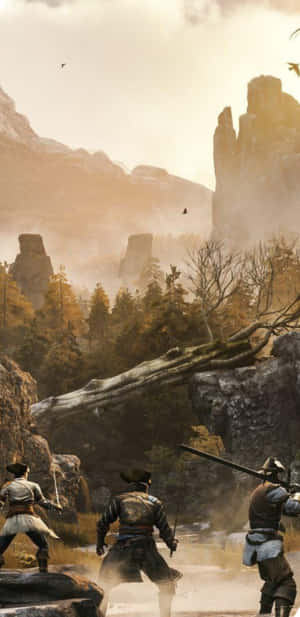 Pixel 3xl Greedfall Arka Planı — Orman manzarası Duvar Kağıdı