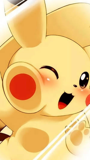 Pokemon Telefon Pikachu Cam — Pokemon Telefon Duvar Kağıdı